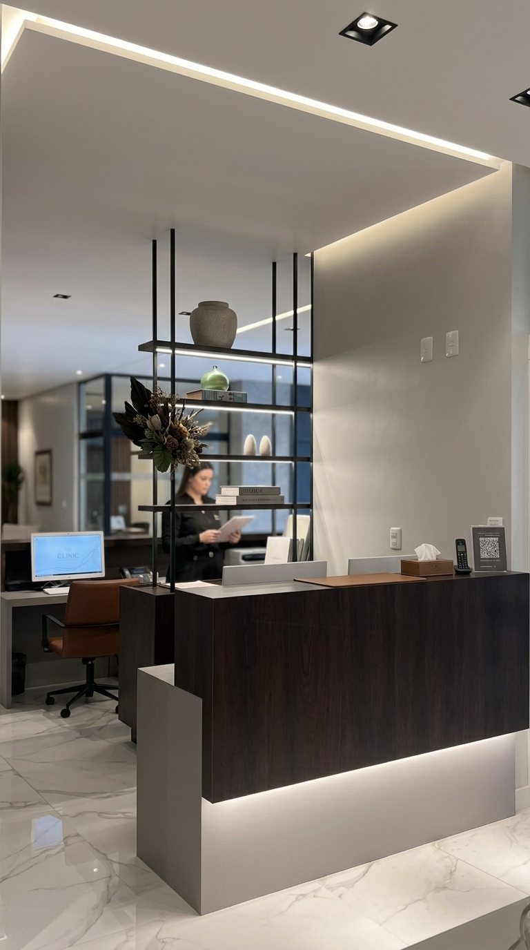 Ambiente comercial projetado por Marcia Nath Arquitetura